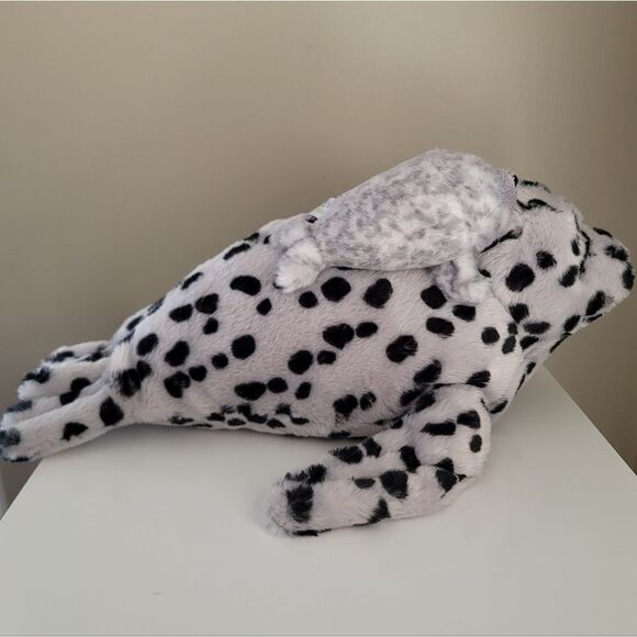 Seal Toys Spotted Mom & Pup Stuffed Animal Plush Toys #422 - Picture 4 of 7